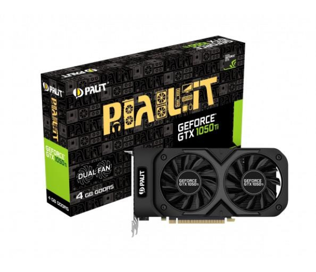 Palit GeForce GTX 1050 Ti DUAL 4GB GDDR5
